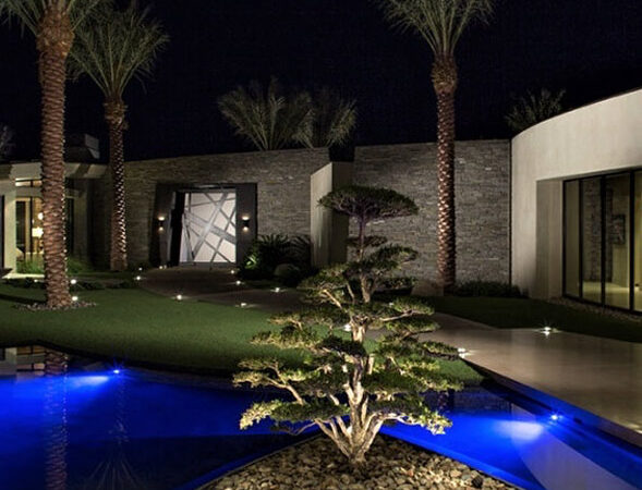 make a dramatic impact with light