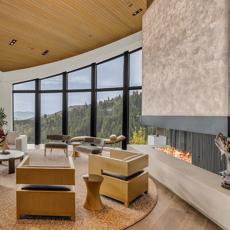 contemporary design with natural elements